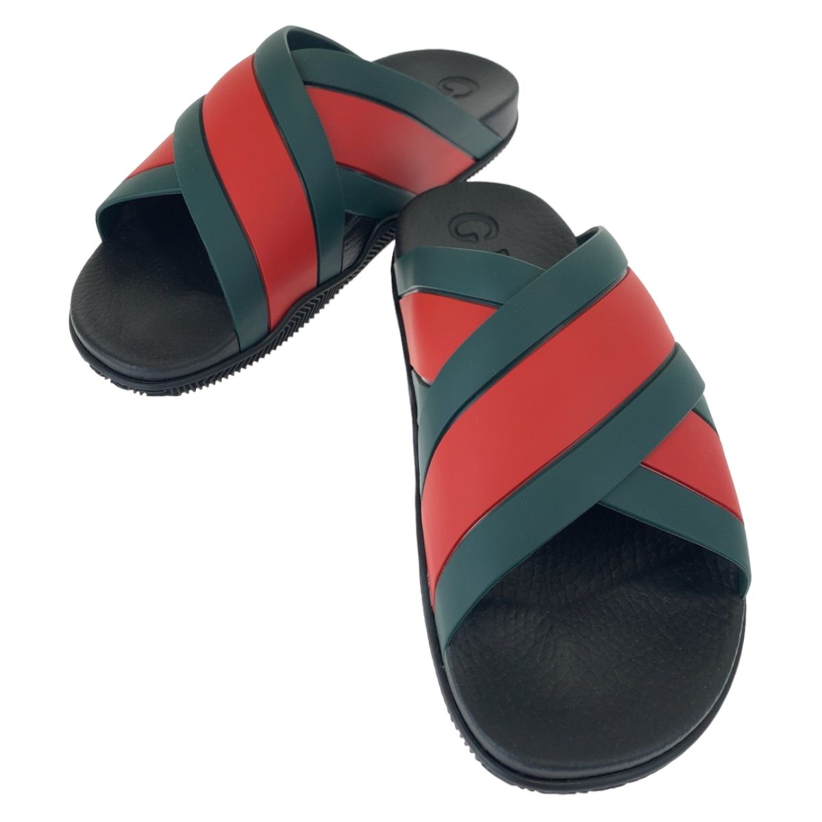Gucci ビーチサンダル 黒/緑/赤 楽天市場】GUCCI グッチメンズ トングサンダルウェブストライプ