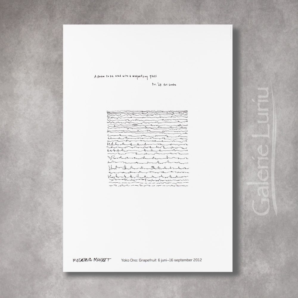 ★ オノ・ヨーコ 2011年 展覧会ポスター 新品未使用 フライ展ポスターFLY exhibition poster|オノ・ヨーコYoko Ono