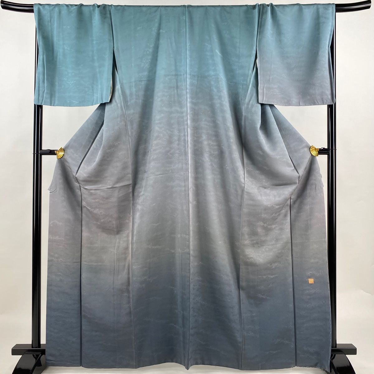 お召 身丈164.5cm 裄丈70cm L 袷 菱屋六右ヱ門 やか お召 身丈164.5cm 裄丈70cm L 袷 菱屋六右ヱ門 やか