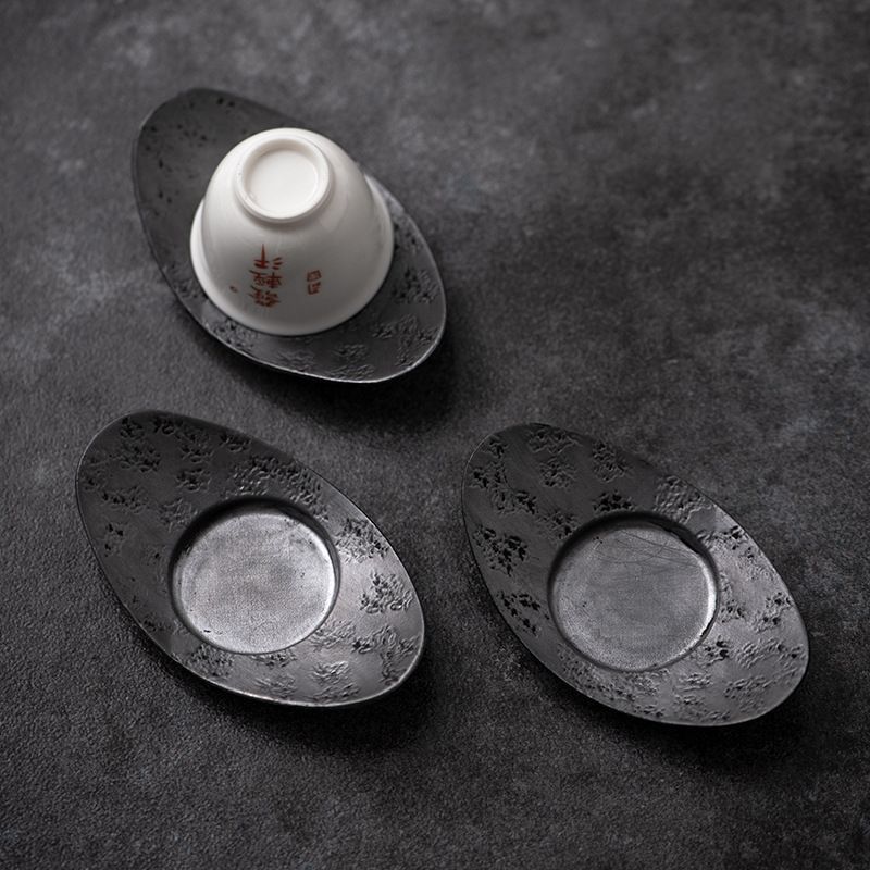 新品・未使用】錫製 茶托 茶器 茶道具 煎茶道具 元寶 5客 - メルカリ