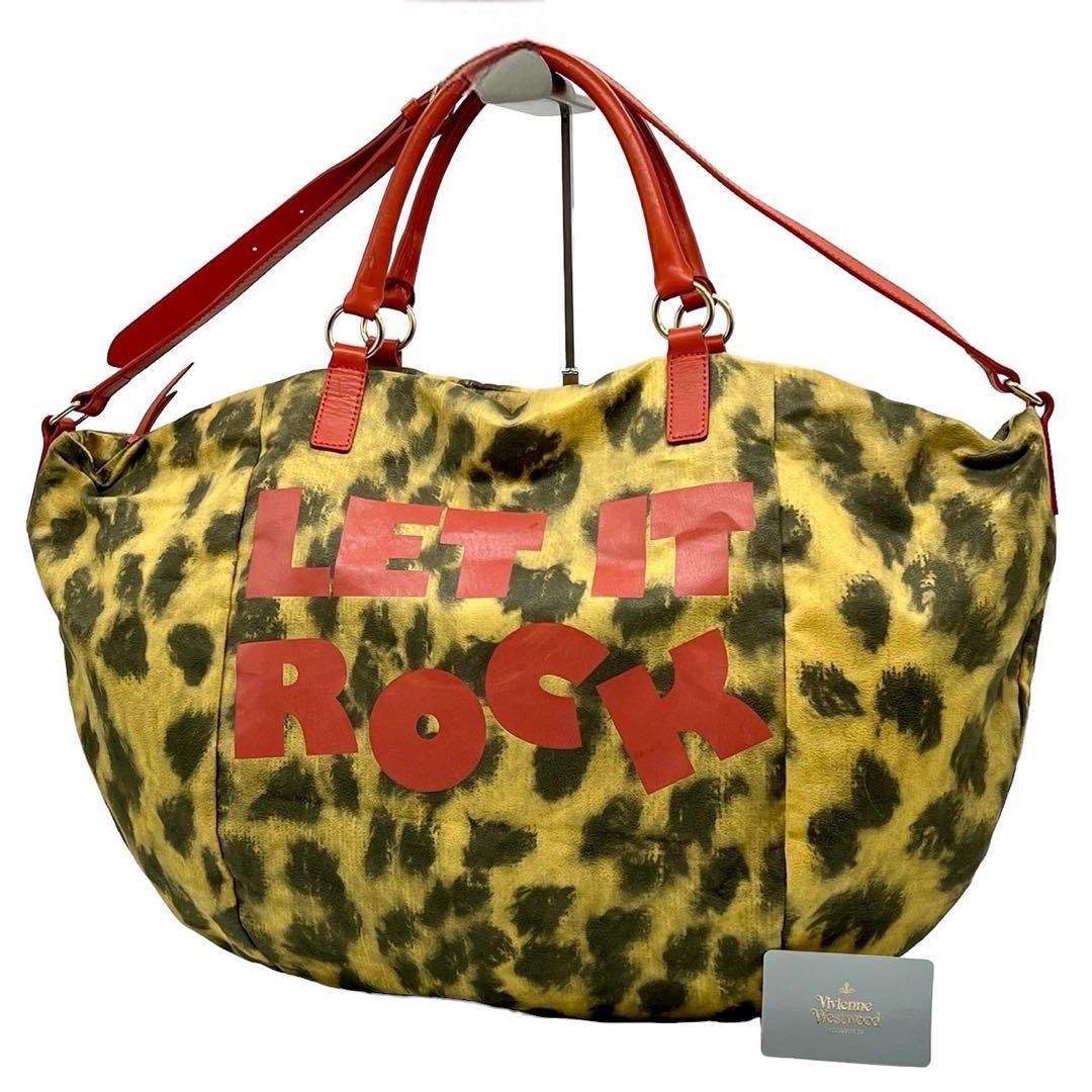 vivienne westwood LET IT ROCKレオパードハンドバッグ ✨️美品✨️Vivienne LET IT ROCK ハンドバッグ 2way - メルカリ