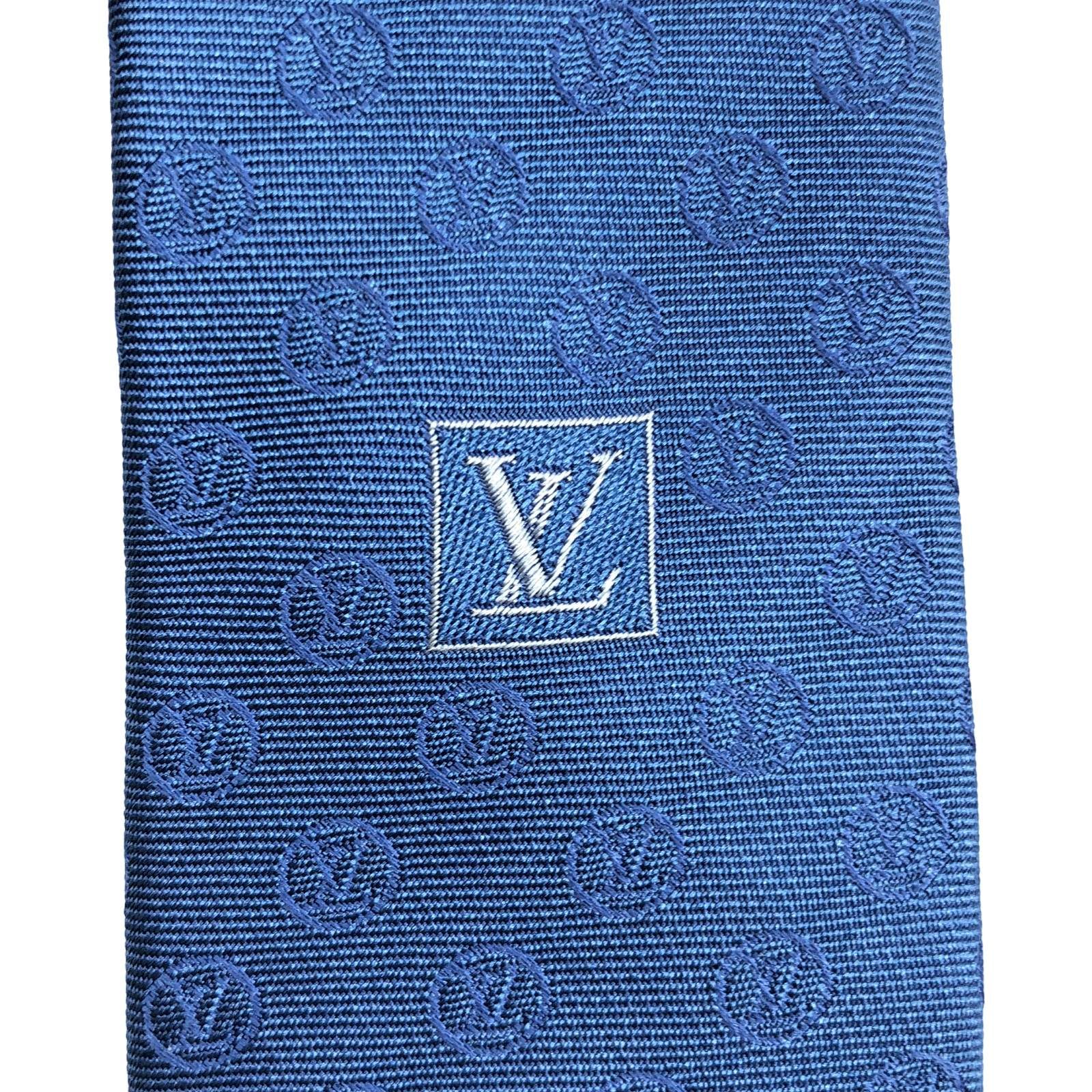 ルイ・ヴィトン LOUIS VUITTON ネクタイ ネクタイ M78565 ブルー