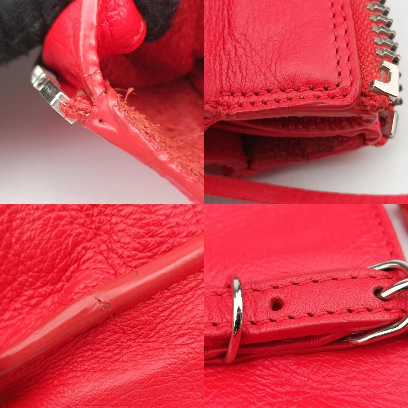 A6 ジップアラウンドレッドレザー370926357333.6513.F.535269