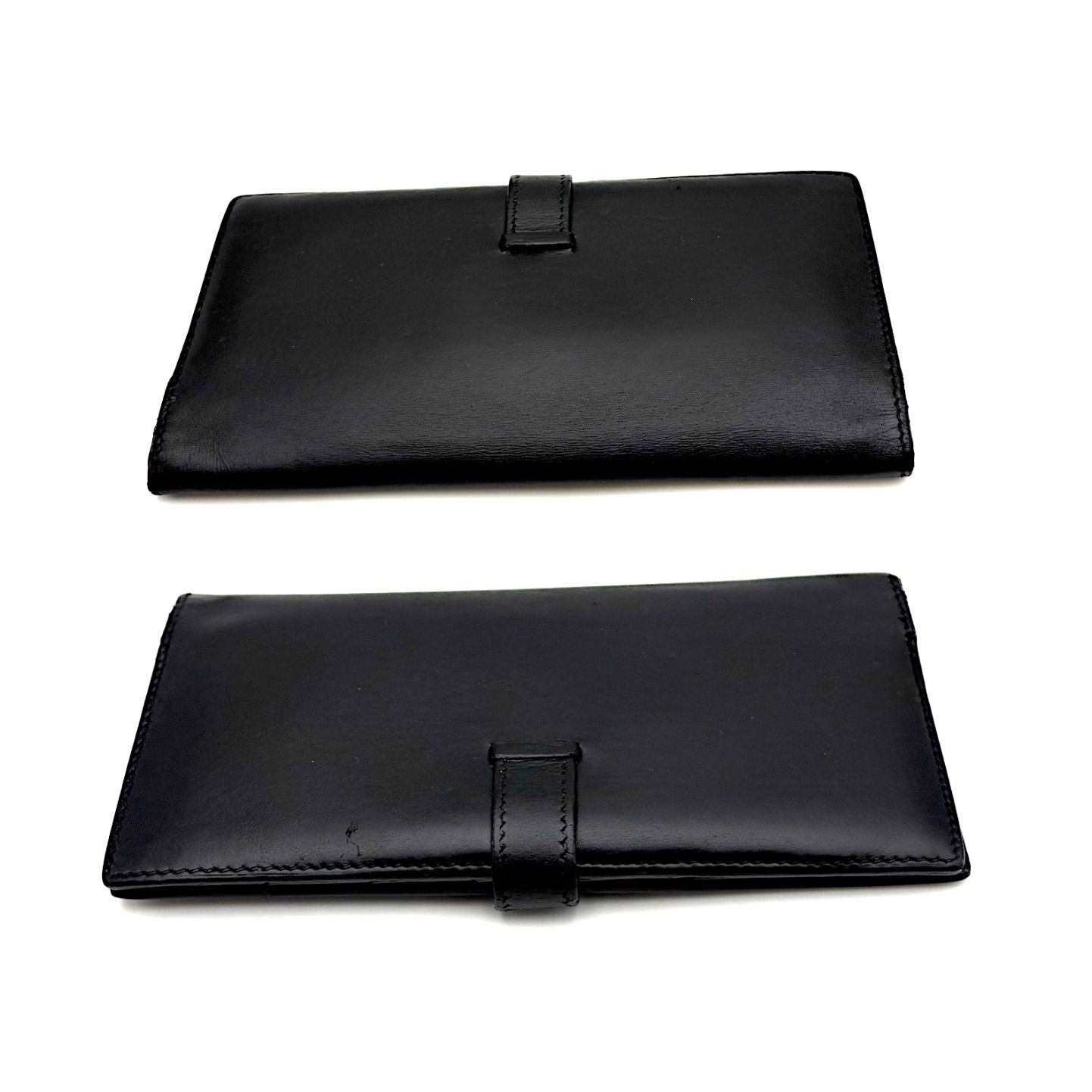HERMES 美品 ベアン エプソン ブラック 長財布 □Q刻印 HERMES 美品 ベアン エプソン ブラック 長財布 □Q刻印 - メルカリ