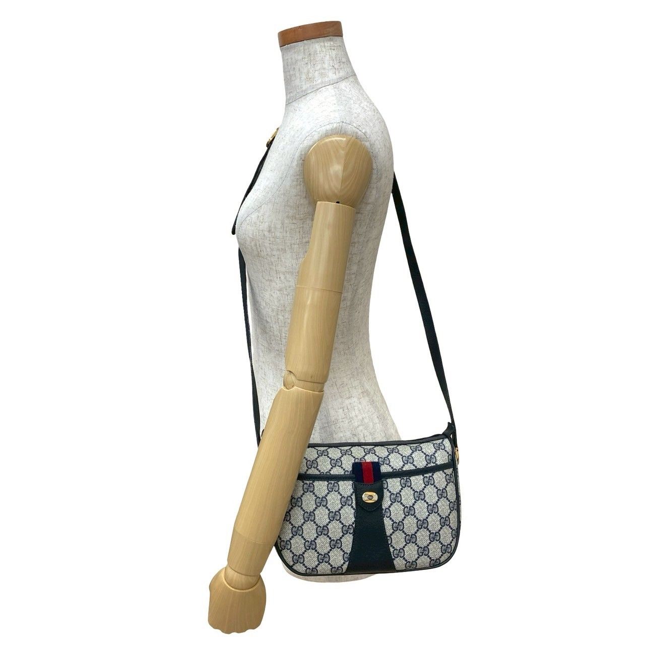 極 美品 袋付 GUCCI グッチ オールドグッチ ヴィンテージ
