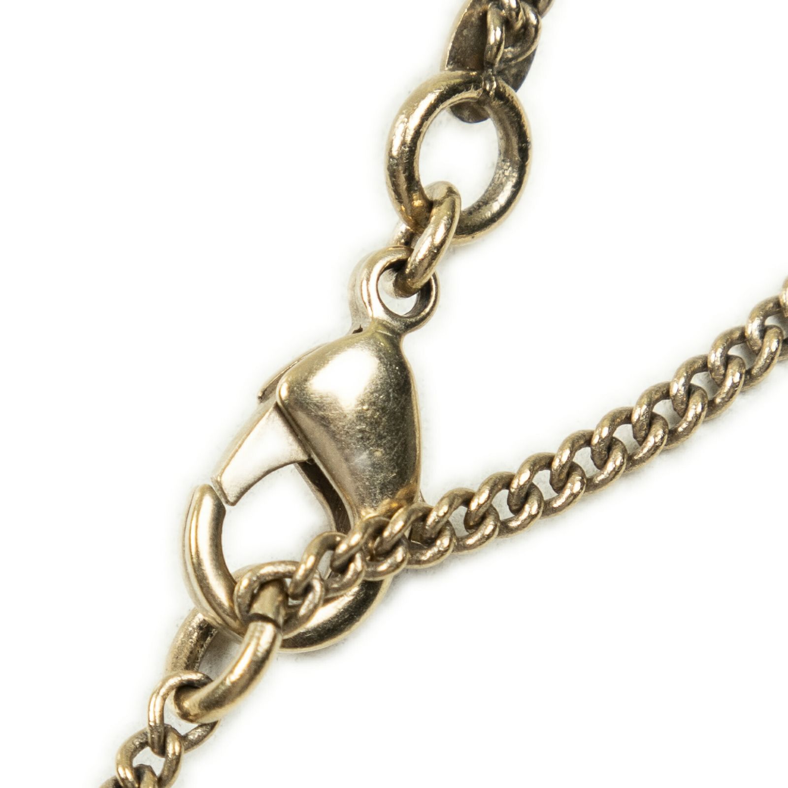 CHANEL シャネルCCカメリアラウンドエナメルペンダントネックレス金 ピンク金メッキA NEXPOTALLINN_EU