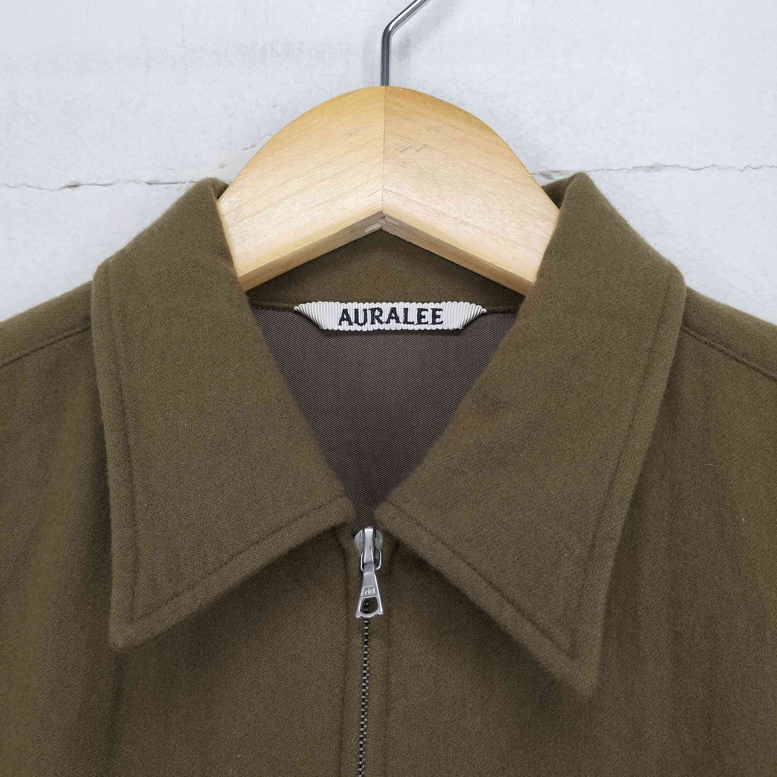 オーラリー19aw
Double Face Check Zip Blouson オーラリー AURALEE 19AW SUPER SOFT WOOL FLANNEL ZIP SHIRTS メンズ