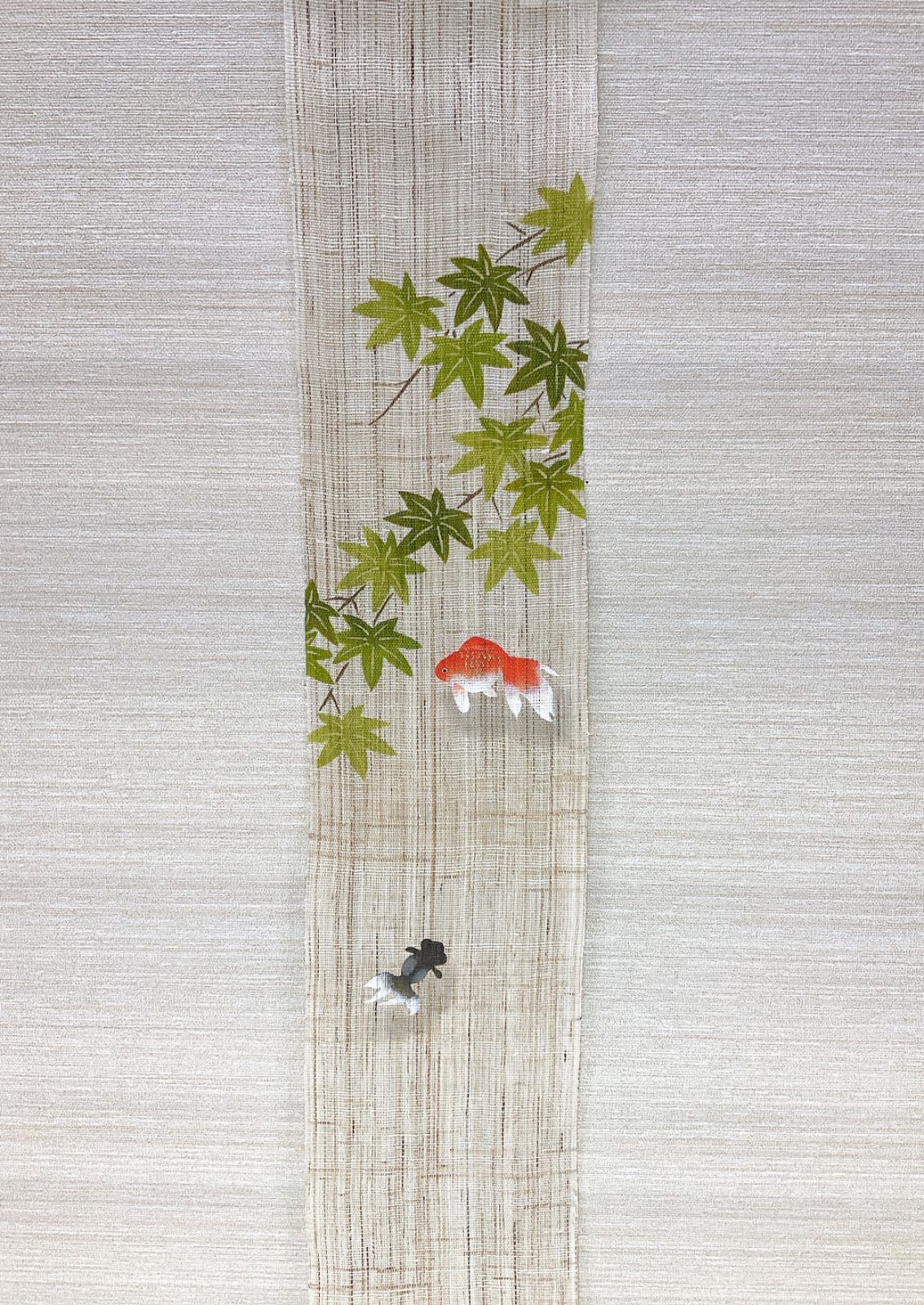 金魚 豆タペストリー 季節のタペストリー 夏インテリア飾り 新品