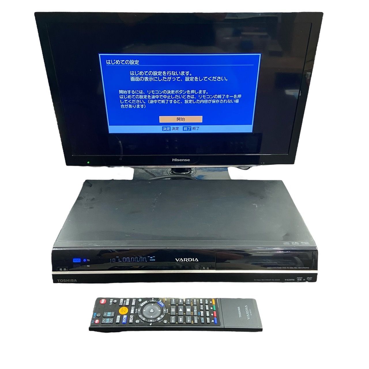 動作確認済み】TOSHIBA 東芝 VARDIA DVDレコーダー RD-E305K