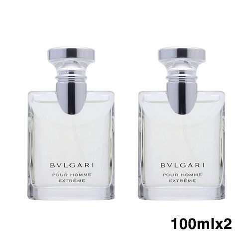 新品 2本 BVLGARI ブルガリ プールオム エクストレーム オードトワレ 100mlx2