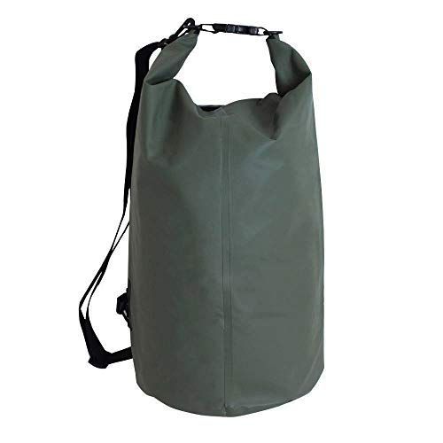 30L WHATNOT ドライバッグ 30L 防水バッグ ドラム型 オリーブ 無地 収納袋 アウトドア 防災 登山 旅行用 肩掛け 手提げ リュック バック