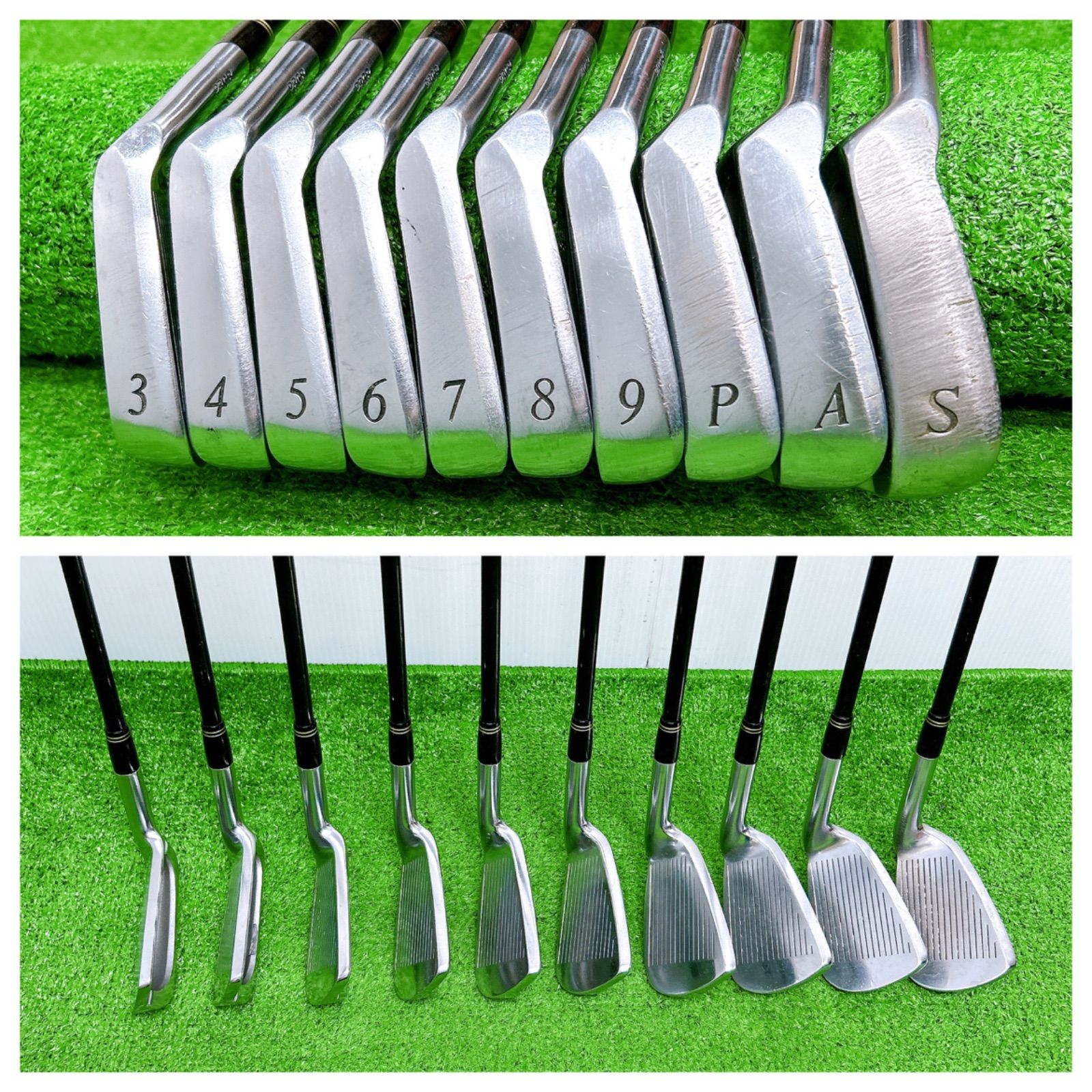 左利き レフティ】豪華10本 プロギア DATA811 アイアン M-40