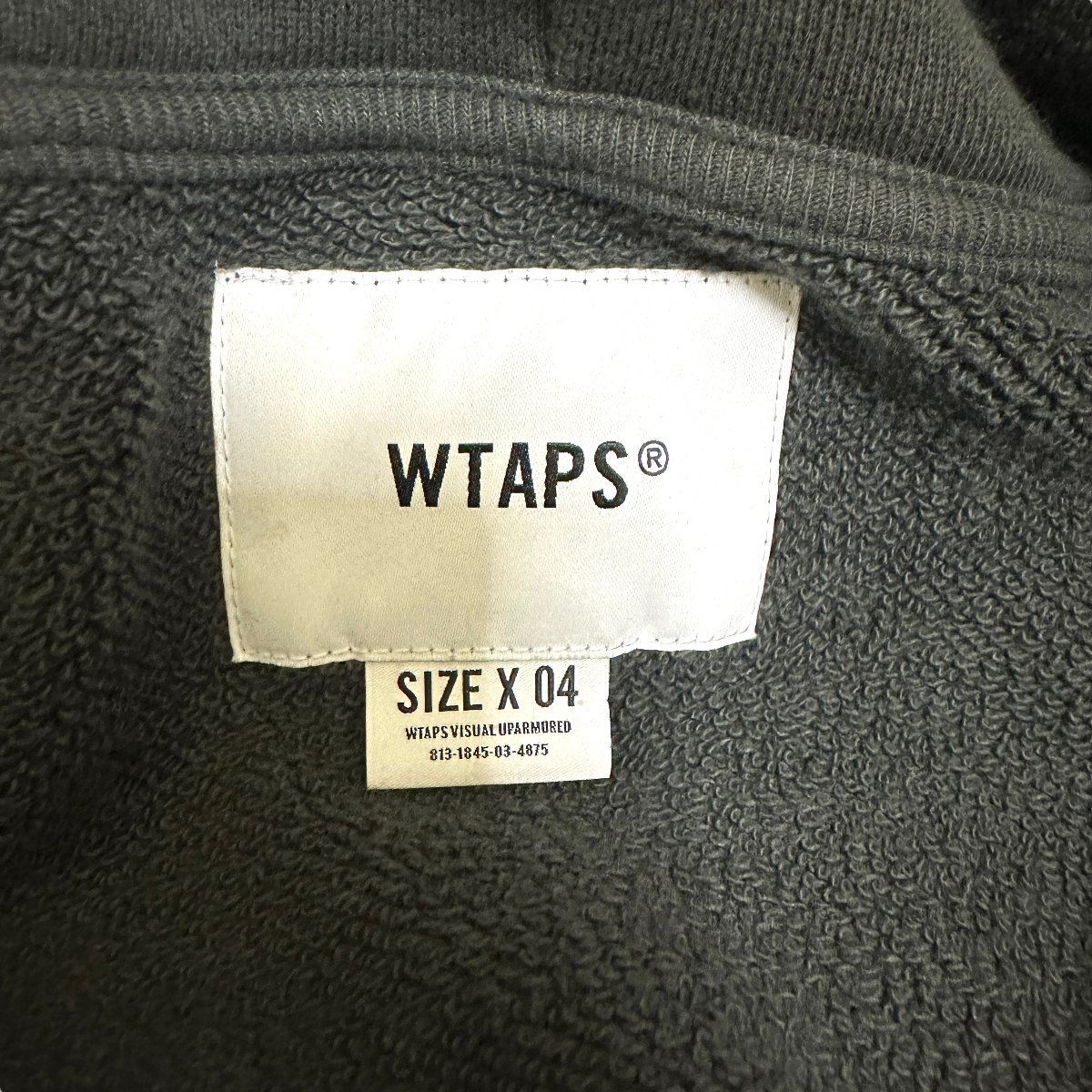 新品】WTAPS ダブルタップス ジップパーカー 22SS AII/ZIP HOODY