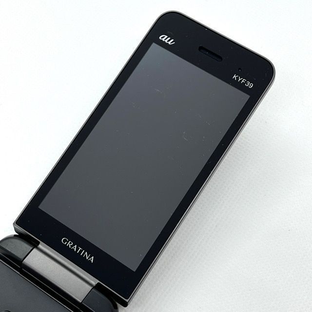 良品 GRATINA KYF39 墨 ブラック au SIMロック解除済み 4G LTE
