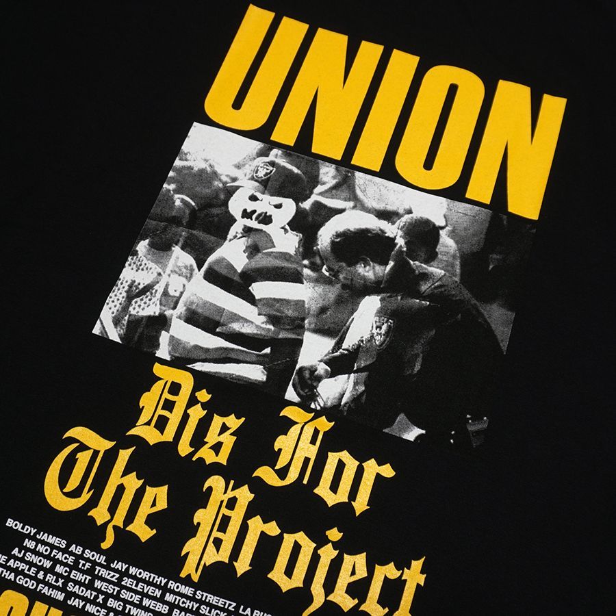 希少 PRO CLUB × UNION LA DOUGH NETWORKZ Tシャツ【BLACK】プロ