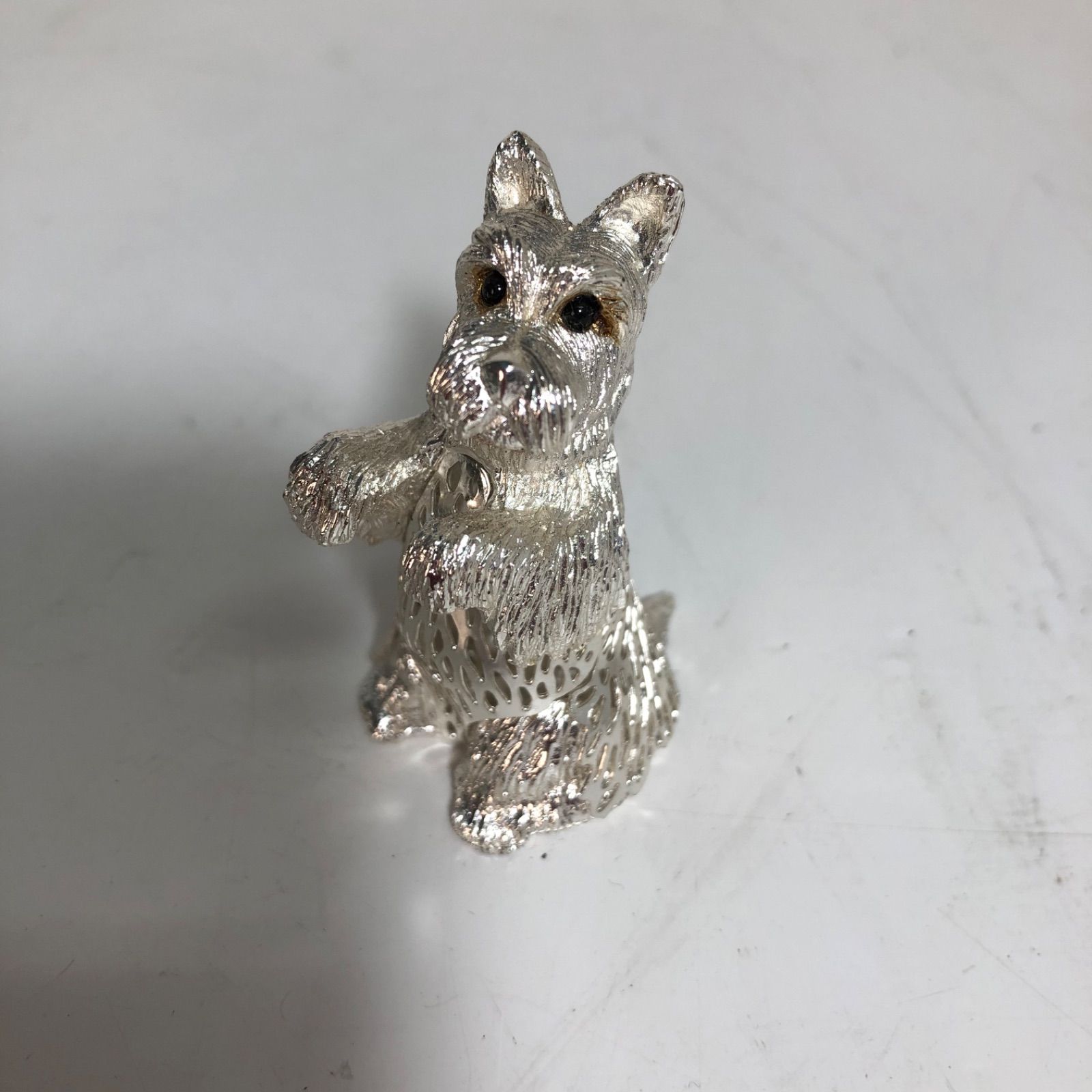 ☆Christofle クリストフル スコティッシュテリア 子犬 置物 箱入り  