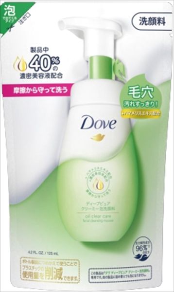 まとめ買い-24点セット ダヴ ディープピュア クリーミー泡洗顔料 つめかえ用 ユニリーバ 洗顔 クレンジング