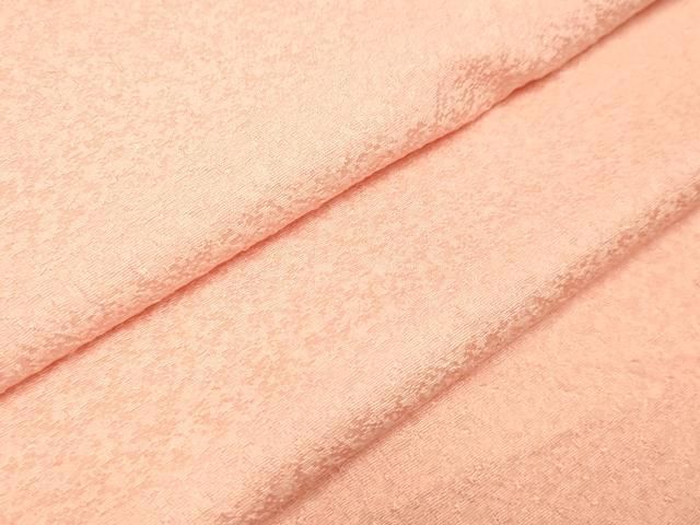 平和屋着物●上質な色無地 紋意匠 一斤染色 正絹 DAAY2485op