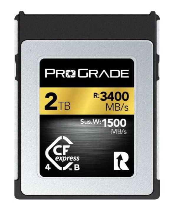 ProGrade Digital CFexpress 4.0 Type B GOLD 2TB メモリーカード 最大読込3400MB|s 最大書込3000MB|s プログレードデジタル 正規輸入品