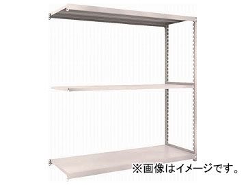 トラスコ中山 M2型軽中量棚 1760×300×H1800 3段 連結 ネオグレ M2-6633B NG(7801343)
