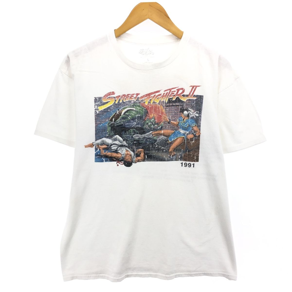 古着 STREET FIGHTER ストリートファイター キャラクタープリントTシャツ メンズL相当/eaa466965