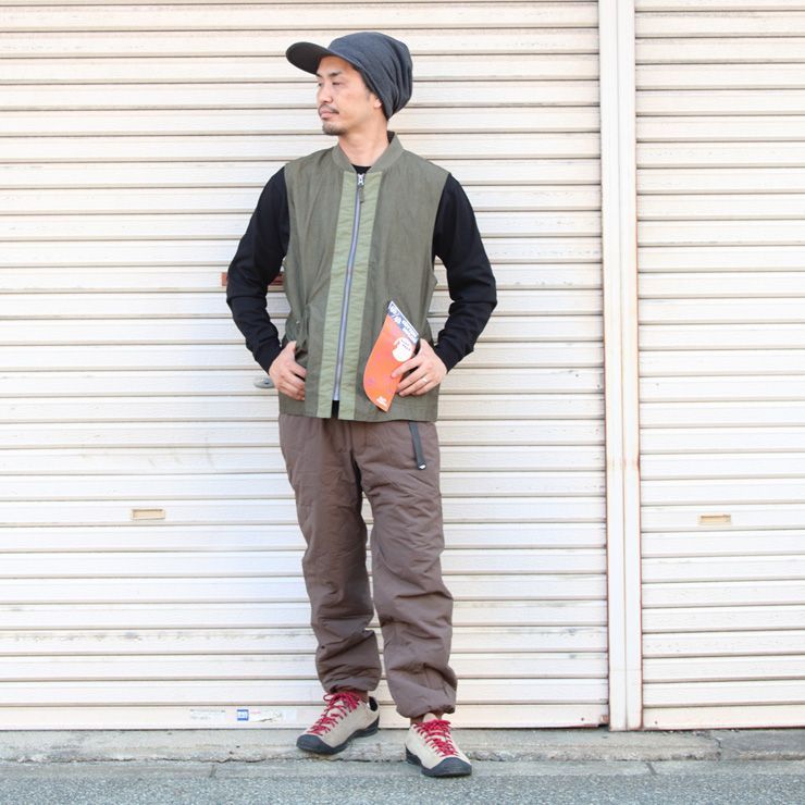 gym master ジムマスター 「暖」リバーシブル チェック×無地 スズラン