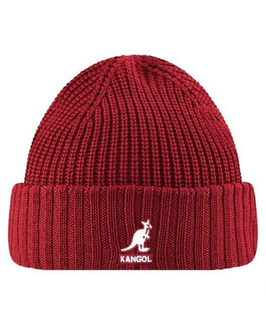 送料無料 カンゴール メンズ 帽子 アクセサリー Men s Merino Wool Rib Beanie Pull-Ons - Beanies Cranberry