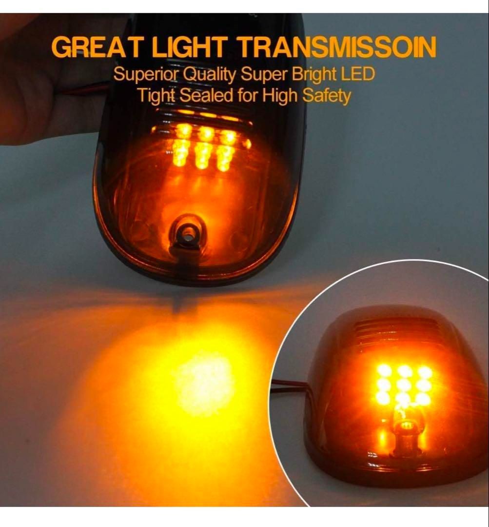 ルーフライト 12V スモークカバー LEDキャブルーフトップ ハイラックス他 ルーフライト 12V スモークカバー LEDキャブルーフトップ ハイラックス