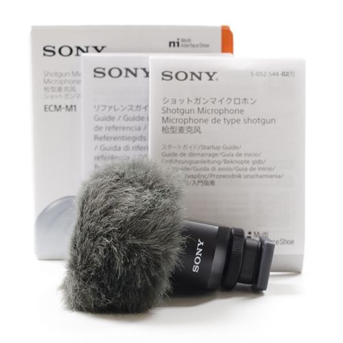 ソニー SONY ECM-M1 カメラ用ショットガンマイクロホン ソニー SONY ECM-M1 カメラ用ショットガンマイクロホン