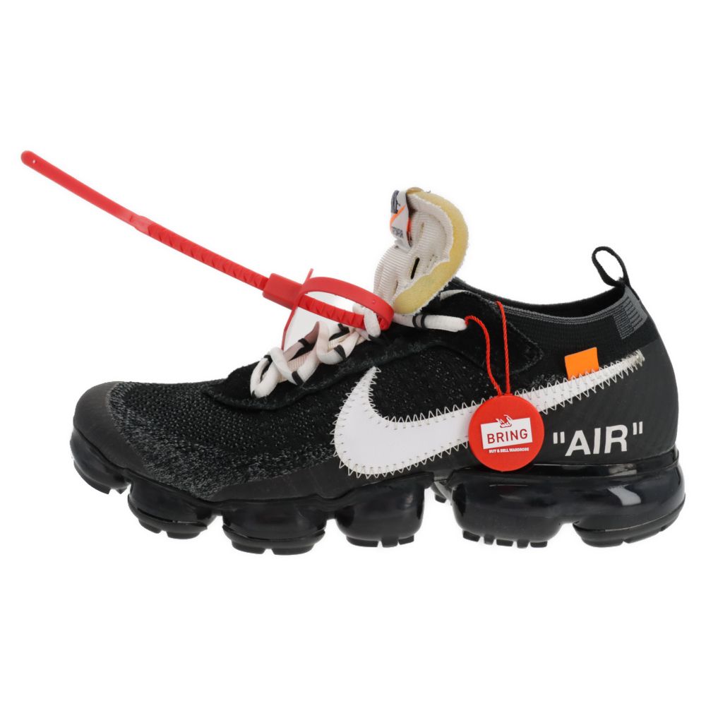 NIKE (ナイキ) ×OFF WHITE THE TEN AIR VAPORMAX FLYKNIT AA3831-001 オフホワイト ザ テン  エアヴェイパーマックス フライニット ローカットスニーカー US8.5/26.5cm - メルカリ