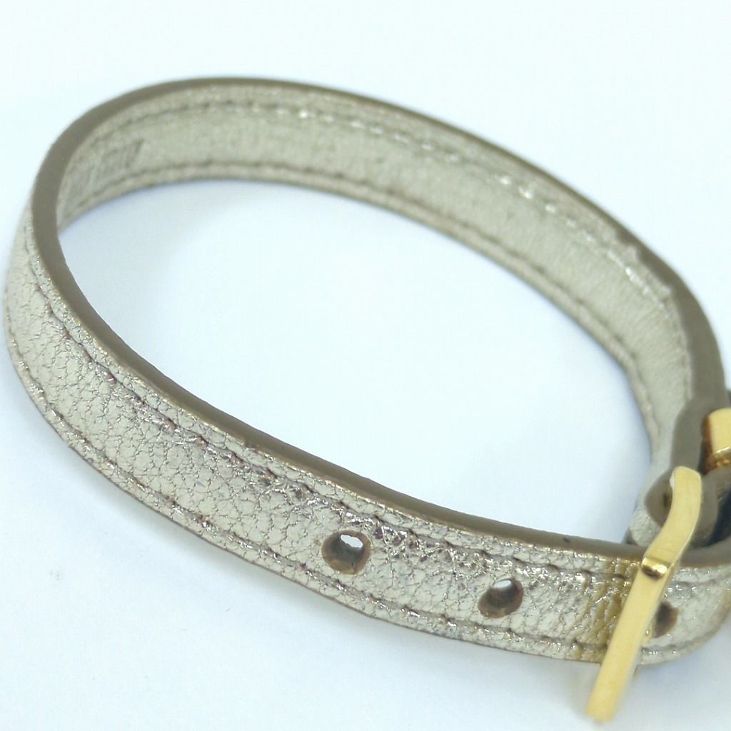 美品✨️ miumiu ビジュー ブレスレット ゴールド ストーン ハート ミュウ ミュウ ブレスレット MIU MIU METAL BRACELET メタル