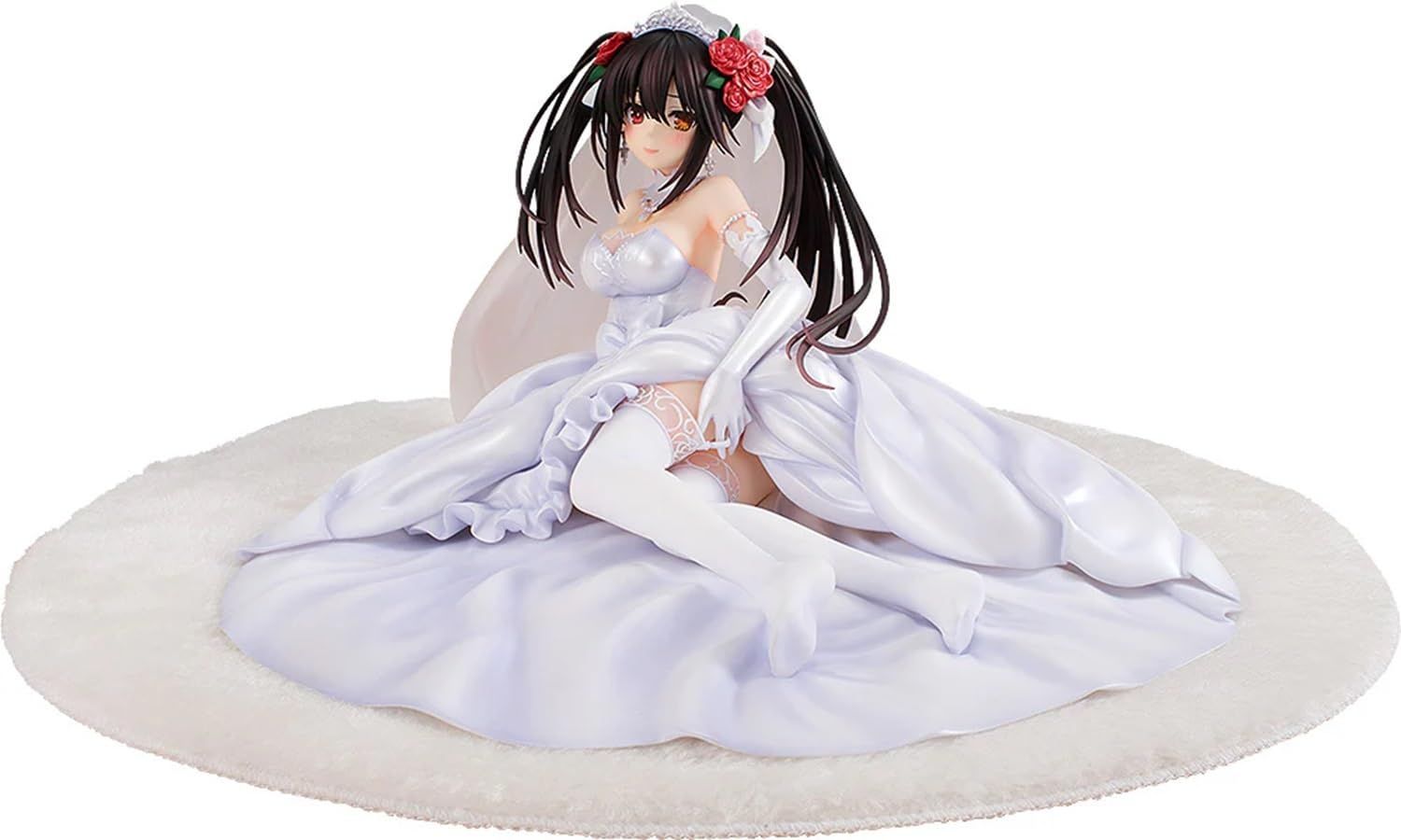 人気商品 KDcolle デート ア ライブ 原作版 時崎狂三 ウェディングドレスVer. 1|7スケール PVC製 塗装済み完成品フィギュア 台座付属
