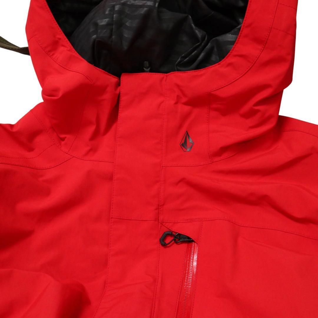 品質も最も優れた！ VOLCOM ボルコム スノーボードジャケット スノボウェア GORE-TEX ゴアテックス レッド メンズ L ハードシェル スノボジャケット