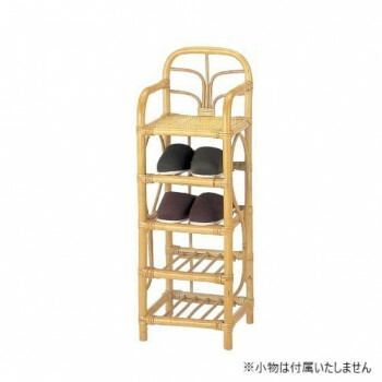 今枝商店 Romantic Rattan 籐スリッパラック R215