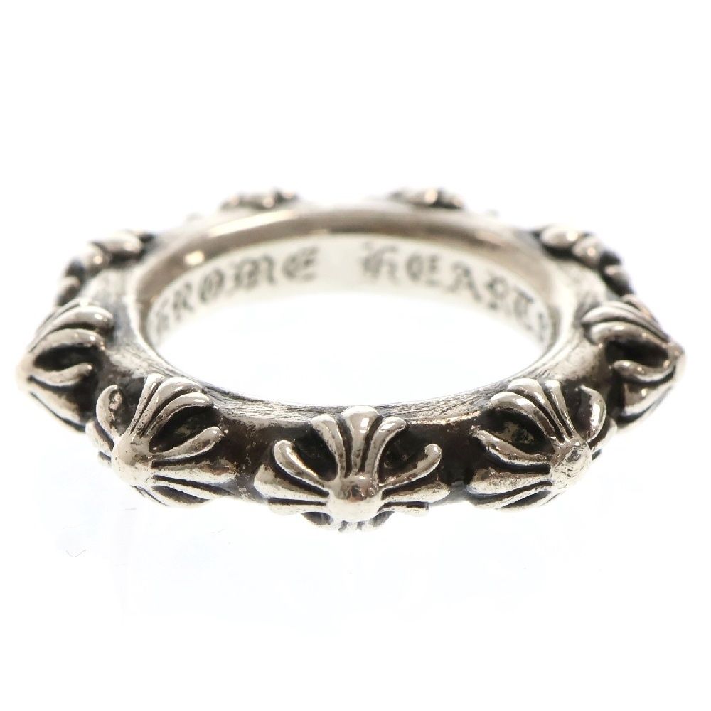 CHROME HEARTS クロムハーツ CROSS BAND クロスバンド リング シルバー BCA342