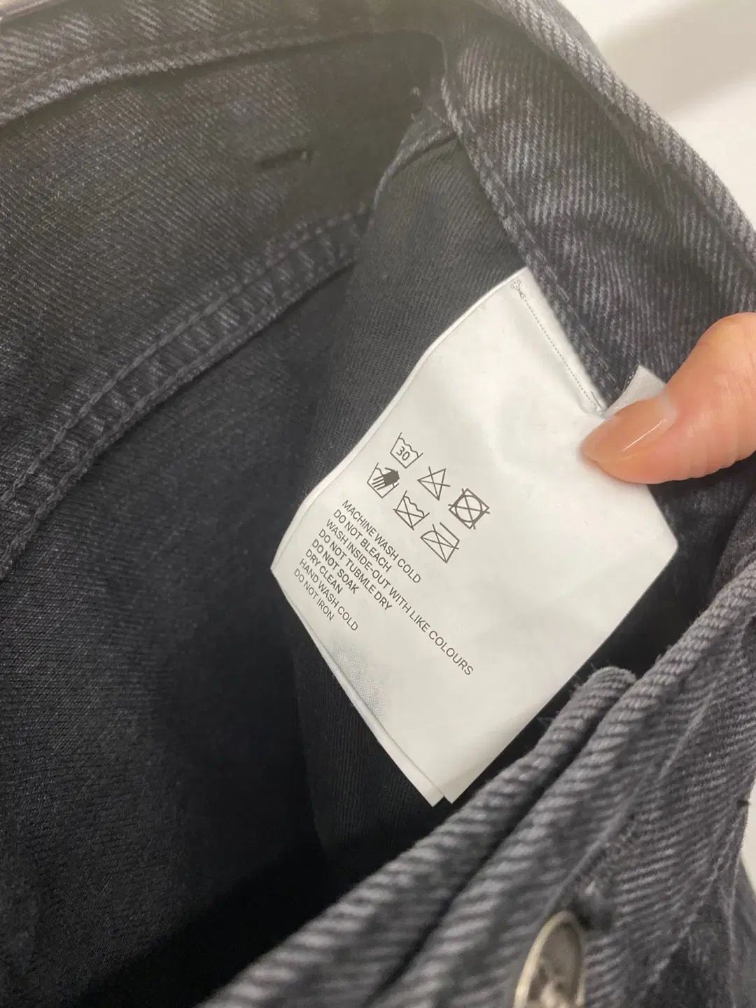 M レディース シックスアンドハーフ ローライズ ワイド ウォッシュド ブラック デニム パンツ DECORATOM_COM_BR