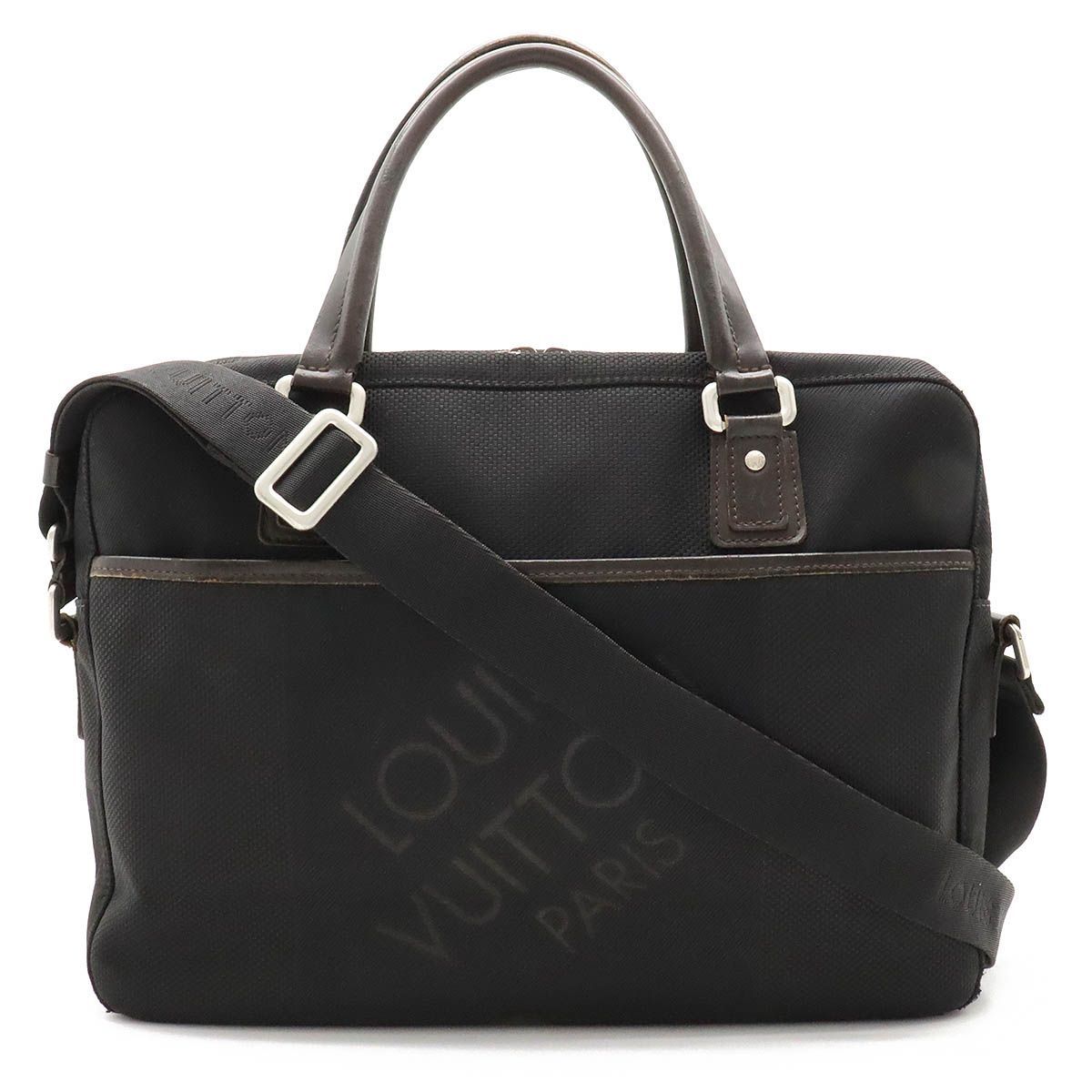 LOUIS VUITTON ルイ ヴィトン ダミエジェアン ヤック 書類カバン ビジネスバッグ ブリーフケース 2WAY ショルダーバッグ ノワール M93082