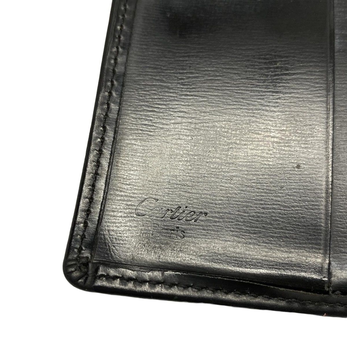 Cartier(カルティエ) 2つ折り財布 パシャ 黒 レザー - メルカリ