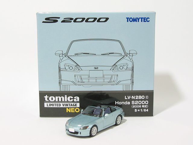 ホンダS2000 2006年式（水色）LV-N280c【トミーテック社1/64