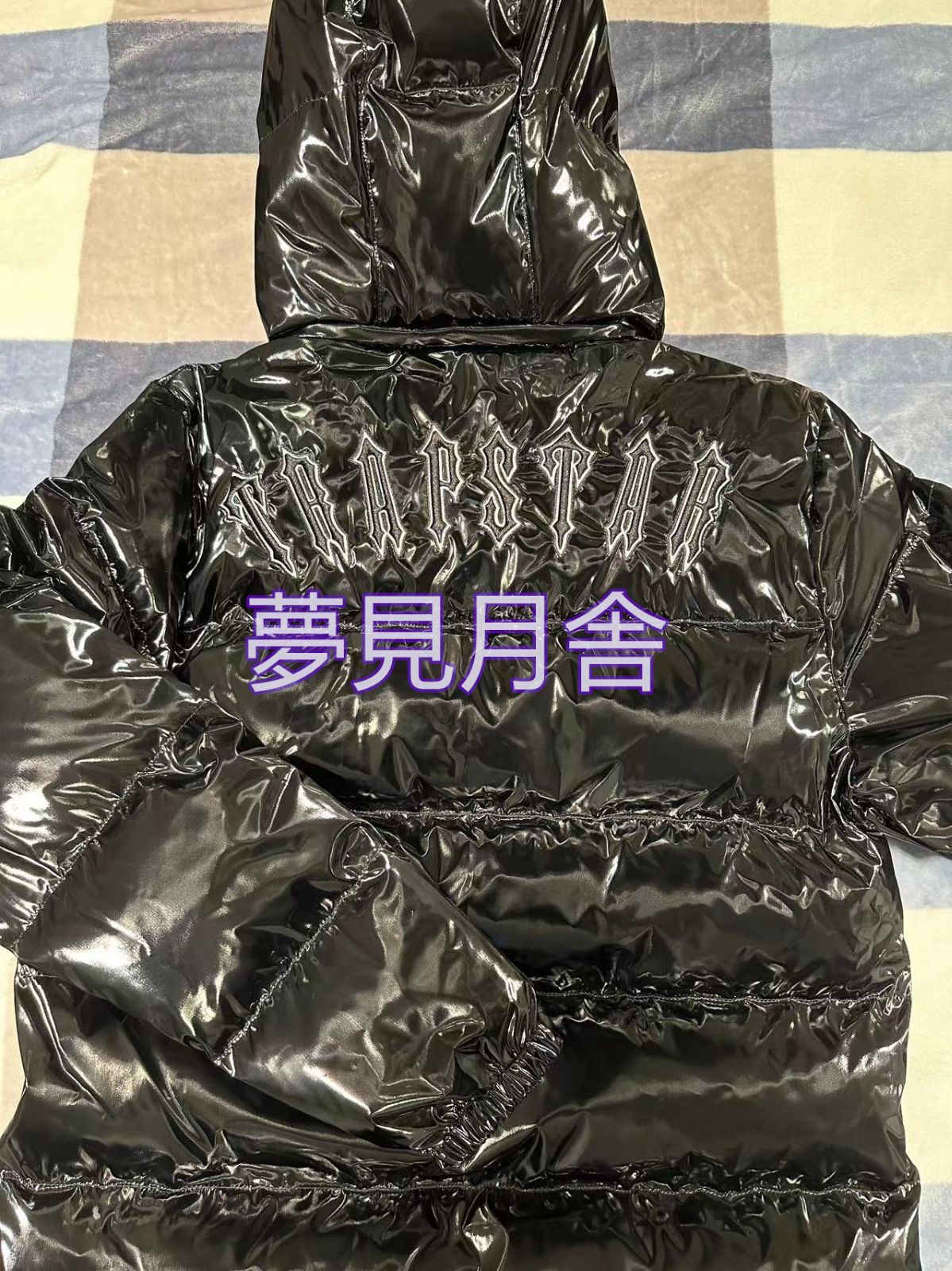 Trapstar ダウンコート❄️ 帽子取り外し可 ️ 艶黒 4サイズ展開 男女兼用