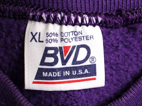 現金特価】 USA製 90s B.V.D ビッグサイズ レアカラー スウェット 