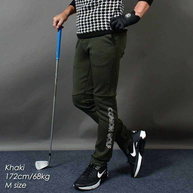 新品【COMONGOLF/コモンゴルフ】エアーポンチ素材ゴルフパンツ