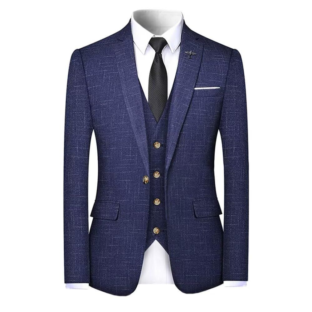 カジュアル 防シワ スーツ スーツ ジャケット スリム スラックス 一つボタン ベスト 2つボタン 3点 上下セット 2点セット スリーピース 着心地良い メンズ 礼服 CHARM 結婚式 WEEN オールシーズン対応