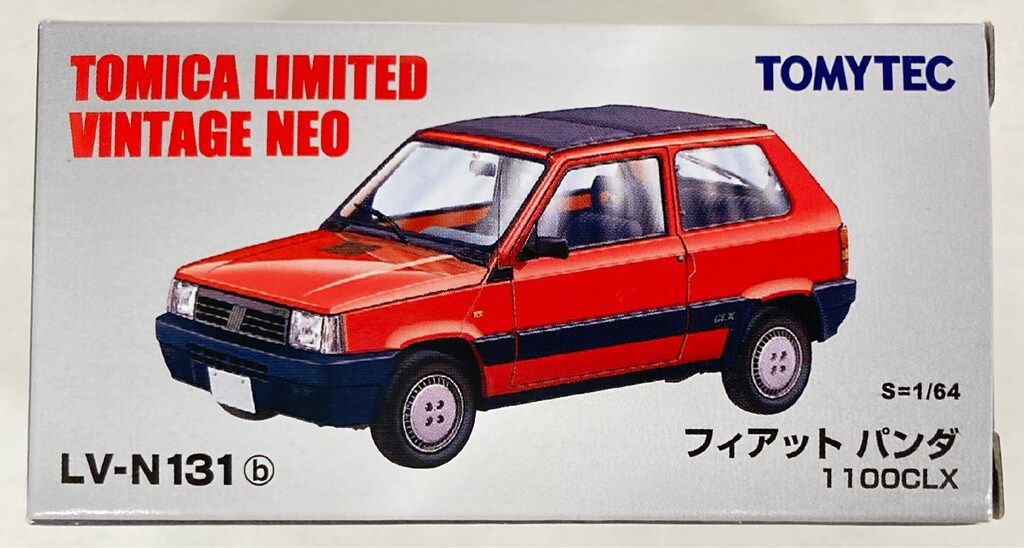 トミカ1/64 LV-N131b フィアット パンダ 1100CLX(赤)96年式 トミーテック TOMICA LIMITED VINTAGE NEO フィアット パンダ 1100CLX