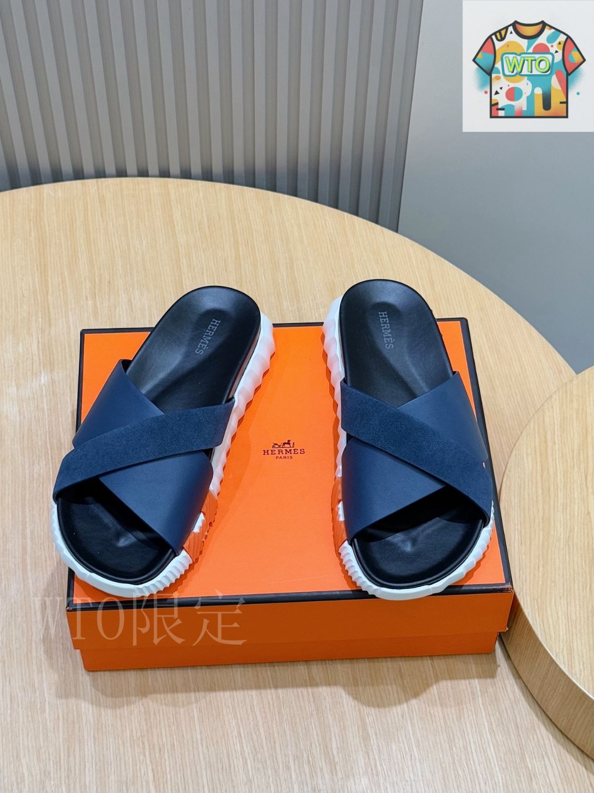 HERMES エルメス メンズ サンダル スリッパ03-3 - メルカリ