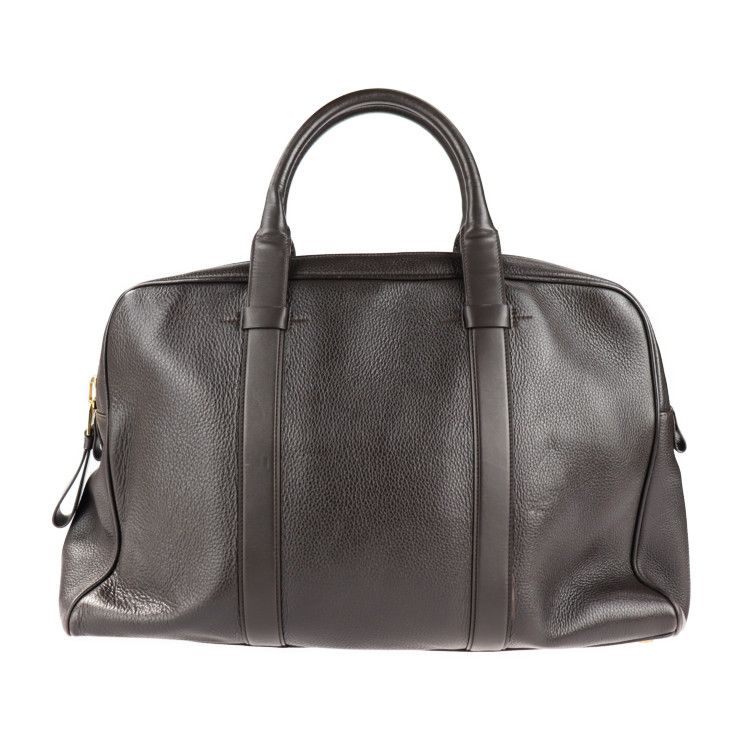 TOM FORD トムフォード バックリー ビジネスバッグ レザー ブラウン 