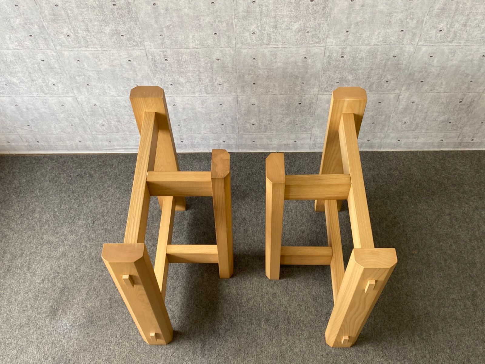 タモ無垢 高さ65cm