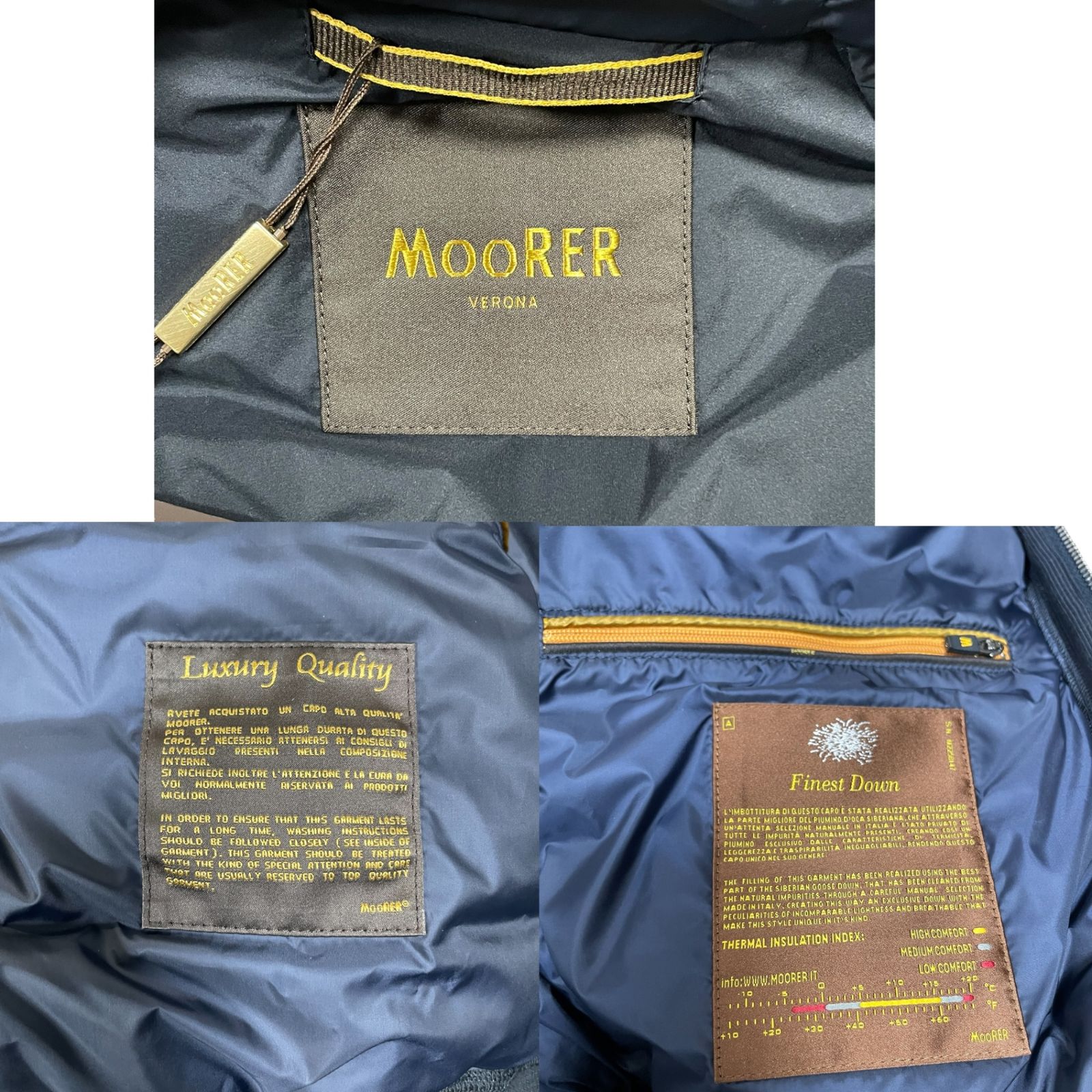 『未使用級』MooRER CHIRICO ムーレー ハイブリッドダウンジャケット ボンバージャケット CHIRICO-S3F |MooRER|CORONET（コロネット
