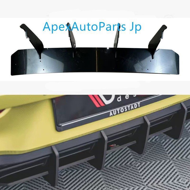 フォルクスワーゲン ゴルフ8 GTI 21 クラブスポーツ リアリップ ブレードスポイラー 取り付け穴あけsq