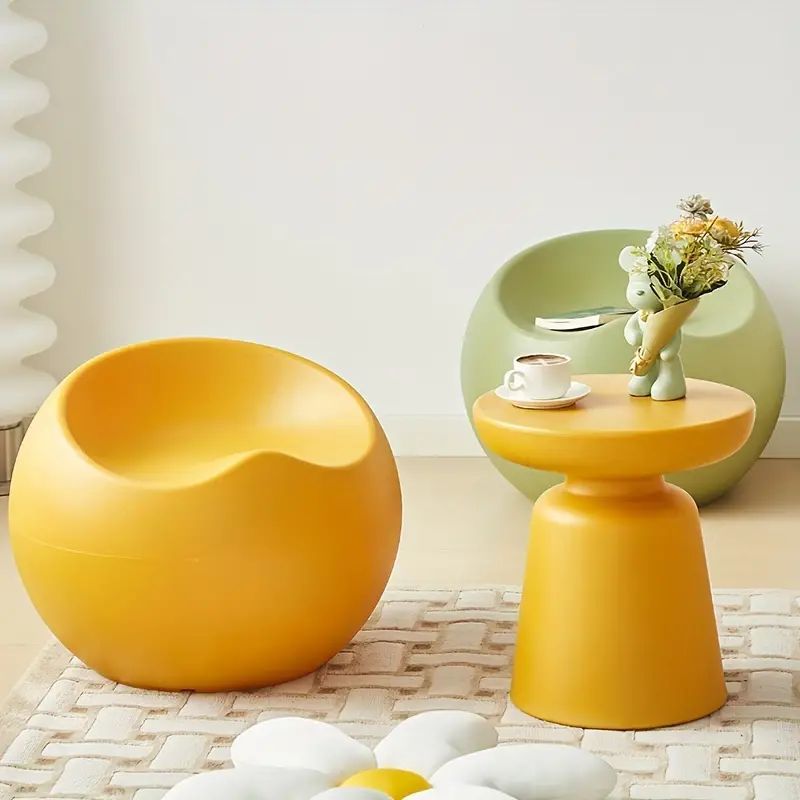 リンゴスツール チェア 椅子 カラフル 5カラー 丸み シンプル ポップ